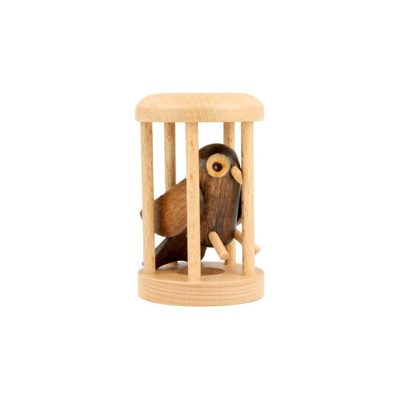 Productvisuals_Breinbrekers Logica Owl in Cage