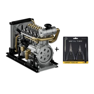 Productvisuals_Bundels Teching Mini Diesel Engine DM115 + Metal Time Toolkit